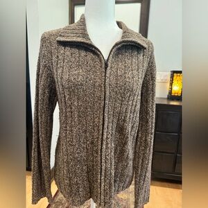 Geoffrey Beene Retro Cardigan, Zipper Waist Length